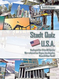 Stadt Quiz U.S.A   Buchspiel für 2 bis 20 Spieler   Wer erkennt Las Vegas, Los Angeles, Miami & New York?