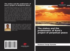 The stakes and the problematic of Kant's project of perpetual peace - Kamaté, Doubassi Serge