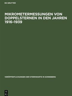 Mikrometermessungen von Doppelsternen in den Jahren 1916¿1939