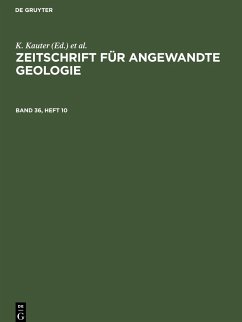 Zeitschrift für Angewandte Geologie. Band 36, Heft 10