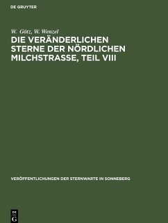 Die veränderlichen Sterne der nördlichen Milchstraße, Teil VIII - Wenzel, W.; Götz, W.