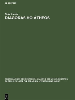 Diagoras ho átheos - Jacoby, Felix