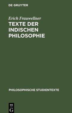 Texte der indischen Philosophie - Frauwellner, Erich