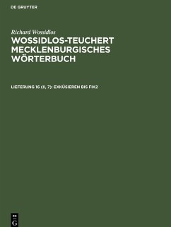 Exküsieren bis Fik2 - Wossidlos, Richard