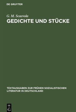 Gedichte und Stücke - Scaevola, G. M.