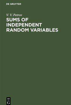 Sums of Independent Random Variables - Petrov, V. V.