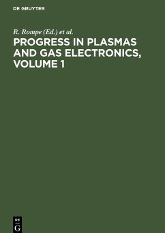 Progress in Plasmas and Gas Electronics, Volume 1