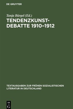 Tendenzkunst-Debatte 1910¿1912