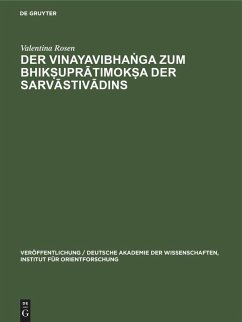 Cover Der Vinayavibha¿ga zum Bhik¿upr¿timok¿a der Sarv¿stiv¿dins
