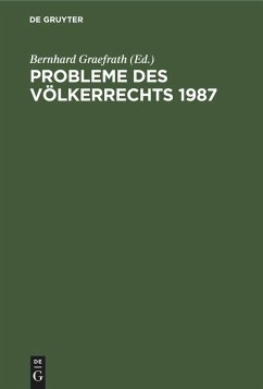 Probleme des Völkerrechts 1987 Cover Probleme des Völkerrechts 1987