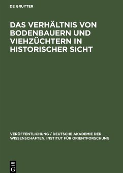 Das Verhältnis von Bodenbauern und Viehzüchtern in historischer Sicht