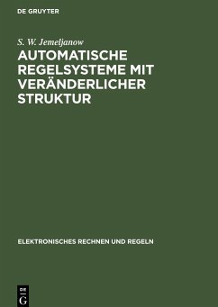 Automatische Regelsysteme mit veränderlicher Struktur - Jemeljanow, S. W.