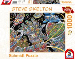 Schmidt 59967 - Steve Skelton, Weltall-Kolonie, Puzzle, 1000 Teile