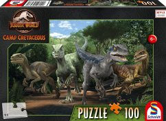 Cover Neue Abenteuer, Das Velociraptor Rudel, 100 Teile (Puzzle)