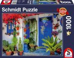 Schmidt 58992 - Mediterrane Haustür, Puzzle, 1000 Teile
