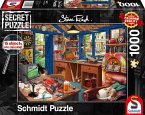 Schmidt 59977 - Steve Read, Vaters Werkstatt, Secret Puzzle, 1000 Teile