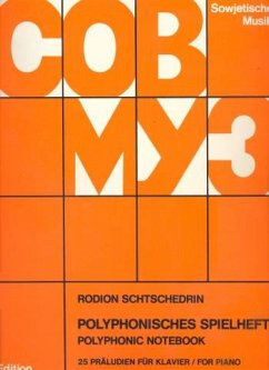 Cover Polyphonisches Spielheft (1972) 25 Präludien für Klavier
