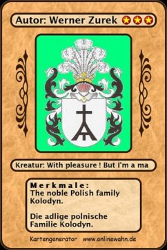 Cover The noble Polish family Kolodyn. Die adlige polnische Familie Kolodyn. (eBook, ePUB)