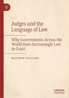 Judges and the Language of Law (eBook, PDF) - Williams, Matthew