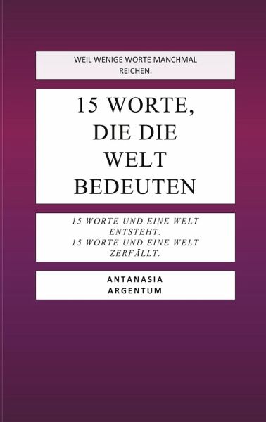 15 Worte, die die Welt bedeuten (eBook, ePUB)