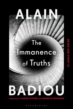 The Immanence of Truths (eBook, PDF) - Badiou, Alain