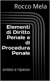 Elementi di Diritto Penale e di Procedura Penale: Sintesi e Ripasso (eBook, ePUB)