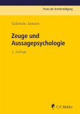 Zeuge und Aussagepsychologie (eBook, ePUB)