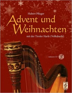 Cover Advent und Weihnachten (+CD) für Tiroler Harfe (Volksharfe)