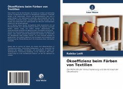 Ökoeffizienz beim Färben von Textilien - Lotfi, Rabiâa