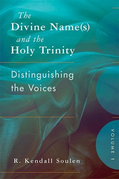 Cover The Divine Name(s) and the Holy Trinity, Volume One (eBook, ePUB)