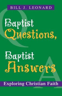 Cover Baptist Questions, Baptist Answers (eBook, ePUB)
