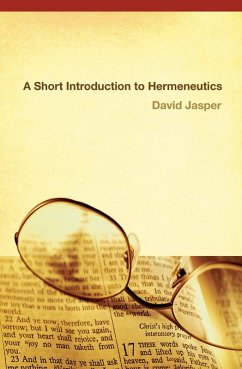 Cover A Short Introduction to Hermeneutics (eBook, ePUB)