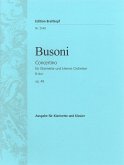 Concertino B-dur op. 48 Busoni-Verz. 267 - Ausgabe für Klarinette und Klavier (EB 5140)
