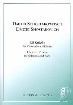 Cover 11 Stücke für Violoncello und Klavier