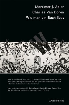 Wie man ein Buch liest (eBook, ePUB) - Adler, Mortimer J.; Van Doren, Charles