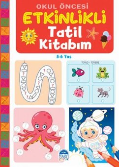 Cover Okul Öncesi Etkinlikli Tatil Kitabim 5-6 Yas