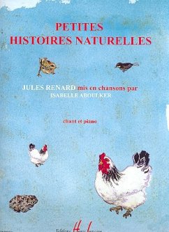Cover Petites histoires naturelles pour chant et piano