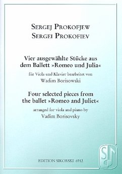 Cover 4 Stücke aus Romeo und Julia für Viola und Klavier