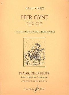 Cover Peer Gynt suites no.1 op.46 et no.2 op.55 pour flűte et piano