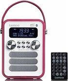 Lenco PDR-051 pink/weiss