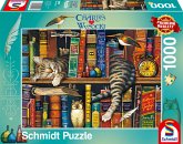 Schmidt 59991 - Charles Wysocki, Katze, Frederick, der Literat, Puzzle, 1000 Teile