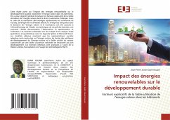Cover Impact des énergies renouvelables sur le développement durable