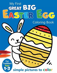 My First Great Big Easy Easter Egg Coloring Book For Toddlers Ages 1-3 - Creative Kids Studio