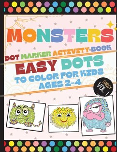 Monsters Dot Marker Activity Book - Harvey, Darcy