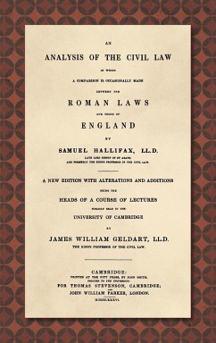 An Analysis of the Civil Law [1836] - Hallifax, Samuel