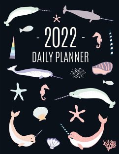 Narwhal Daily Planner 2022 - Press, Pimpom Pretty