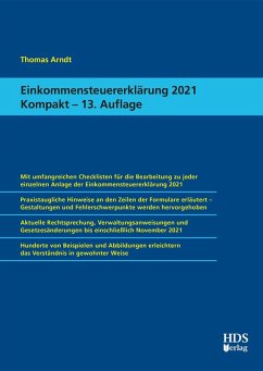 Einkommensteuererklärung 2021 Kompakt (eBook, PDF) - Arndt, Thomas