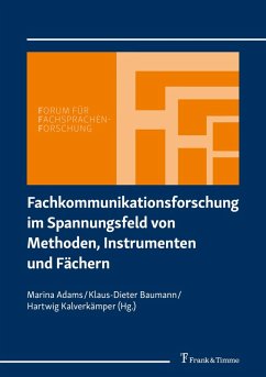 Fachkommunikationsforschung im Spannungsfeld von Methoden, Instrumenten und Fächern (eBook, PDF) Cover Fachkommunikationsforschung im Spannungsfeld von Methoden, Instrumenten und Fächern (eBook, PDF)