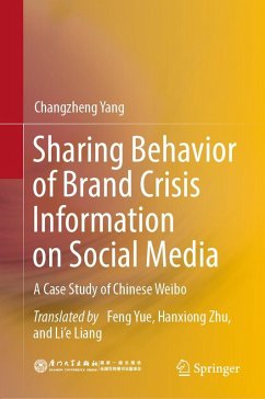 Sharing Behavior of Brand Crisis Information on Social Media (eBook, PDF) - Yang, Changzheng