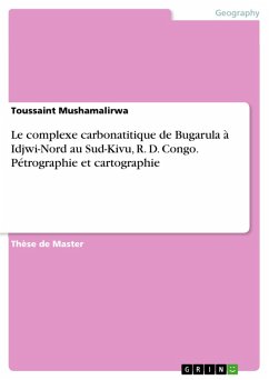 Le complexe carbonatitique de Bugarula à Idjwi-Nord au Sud-Kivu, R. D. Congo. Pétrographie et cartographie (eBook, PDF)